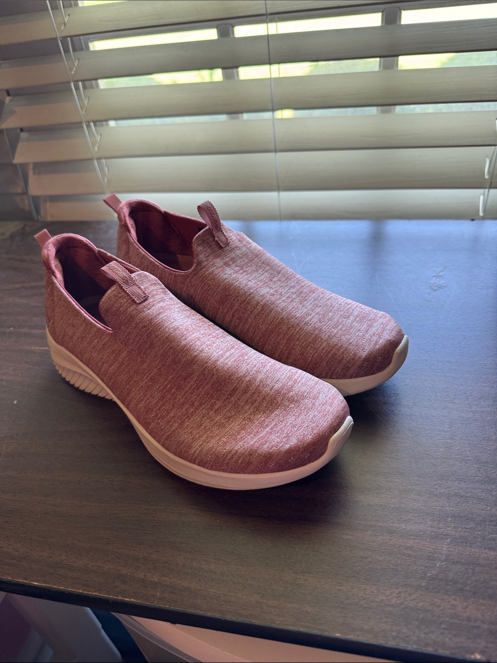 Red Slip On Skechers Sneakers